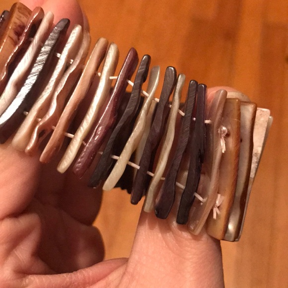 Shinny, Rectangular Beads Bracelet - Picture 2 of 4